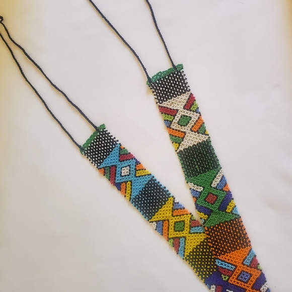 Massai Beaded Women Waist Belt - Picture 4 of 10